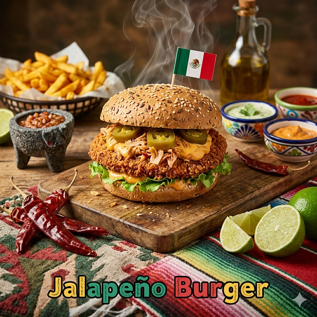 Jalapeno burger