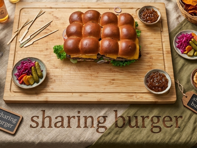 Sharing beefburger 12 delig